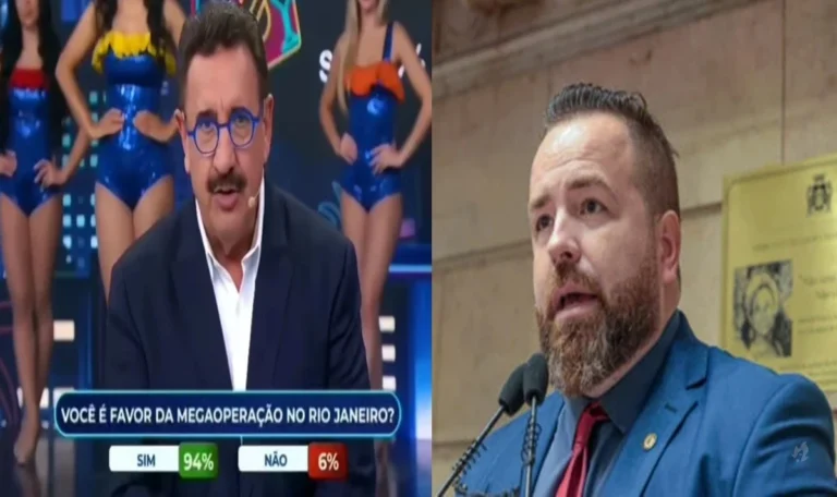 Ratinho apoia megaoperação e detona quem defende criminosos