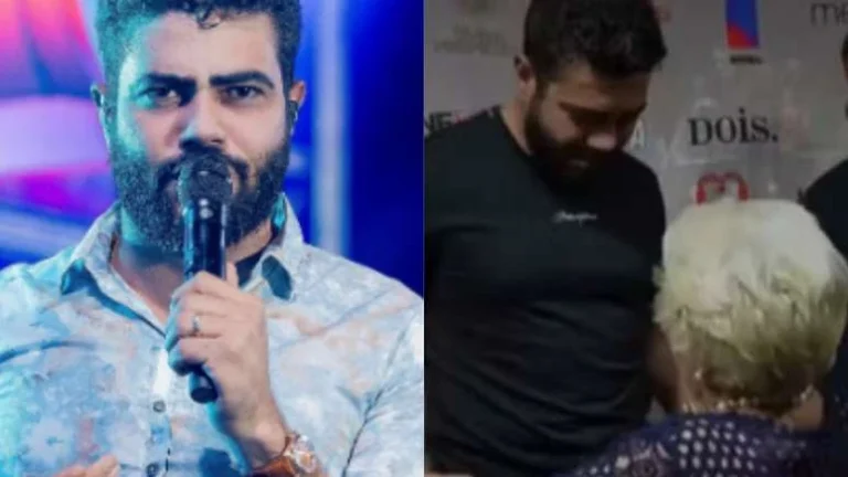 Henrique, dupla com Juliano, viraliza ao receber cantada de idosa: Perigo