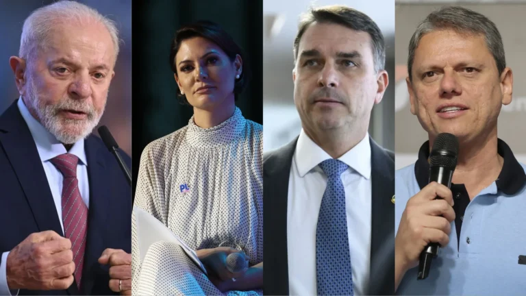 Apex/Futura: Lula empata com Tarcísio e Michelle e vence Flávio em 1º turno