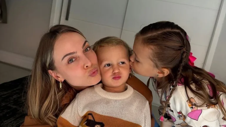Tata Estaniecki fala sobre tombo que sofreu com a filha de 5 anos em casa
