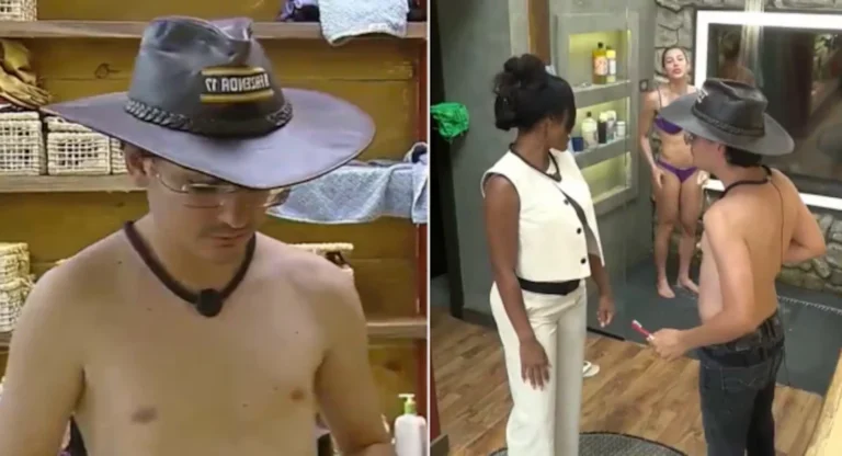 Dudu Camargo revolta Saory com falta de banho em “A Fazenda”: “Fedido?”