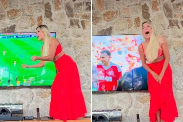 Renata Fan dá show de gritos após Inter se salvar do rebaixamento no Brasileirão; assista