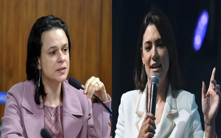 Janaína reage com força sobre Michelle Bolsonaro