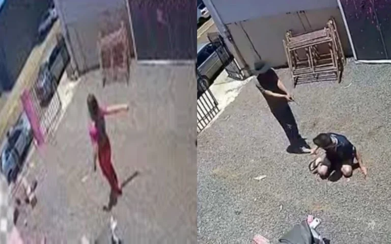 Vídeo: Pai descobre agressões e executa namorado da filha a tiros