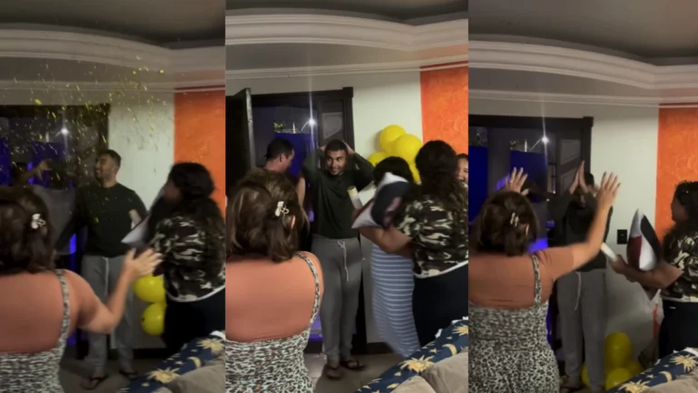 Jovem desaparecido chega em casa e reencontra familiares; veja momento