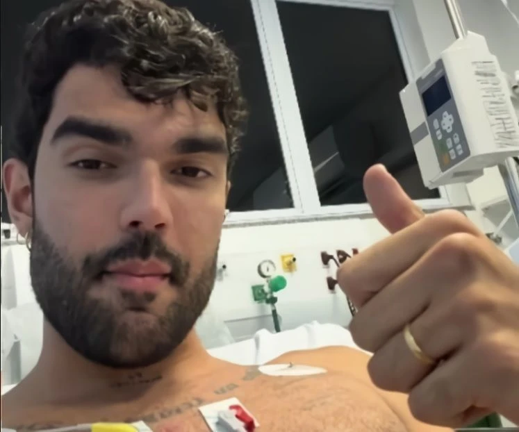 Luan Pereira comenta sobre cuidados com a saúde após internação