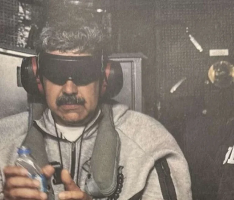 Donald Trump posta 1ª foto de Nicolás Maduro capturado