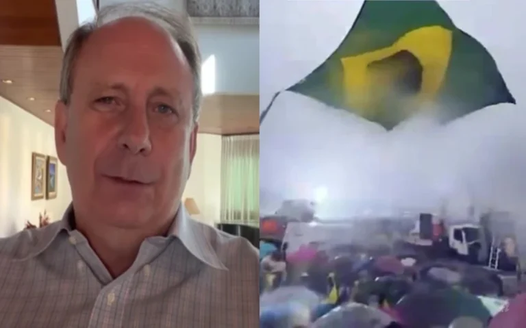 Pastor diz que raio em ato foi sinal divino e convoca fiéis para oração