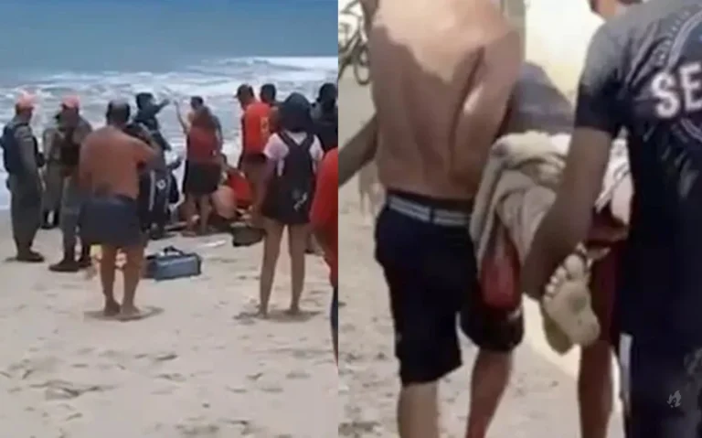 Adolescente não resiste após ser mordido por tubarão em praia de Olinda