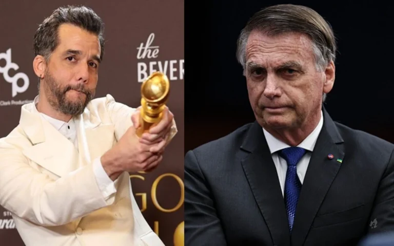 Vídeo: Wagner Moura vence Globo de Ouro e provoca reação ao chamar Bolsonaro de “fascista”