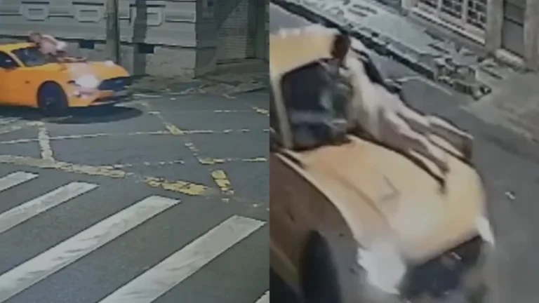 Vídeo: homem é preso após atropelar e arrastar ex em capô de Mustang