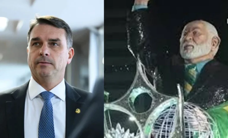 Flávio não fica calado e fala sobre rebaixamento de escola que homenageou Lula