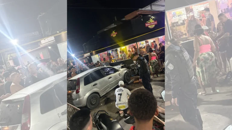 Motorista atropela ao menos cinco pessoas em praça de Duque de Caxias (RJ)