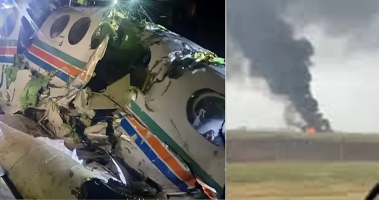 Tragédia: queda de avião provoca morte de todos a bordo; Direção Geral de Aviação Civil investigará acidente
