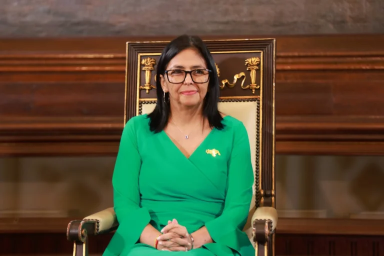 Delcy Rodríguez relata conversa com Trump e pedido por respeito e diálogo