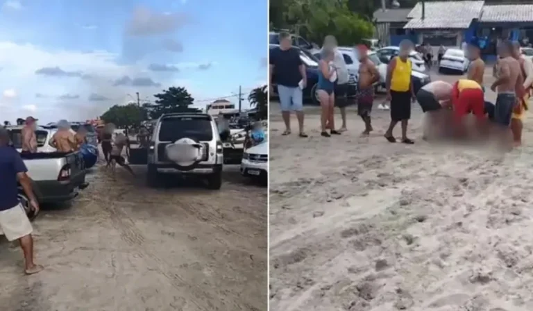 Motorista avança contra banhistas e mata mulher do amigo em praia do PR