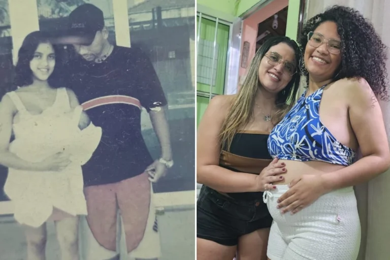 Mãe aos 16, avó aos 37: mulher supera adversidades e vê a filha repetir sua história