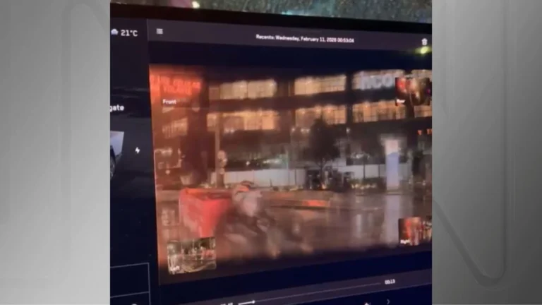 Vídeo: câmera de Tesla filma momento de acidente que matou motociclista