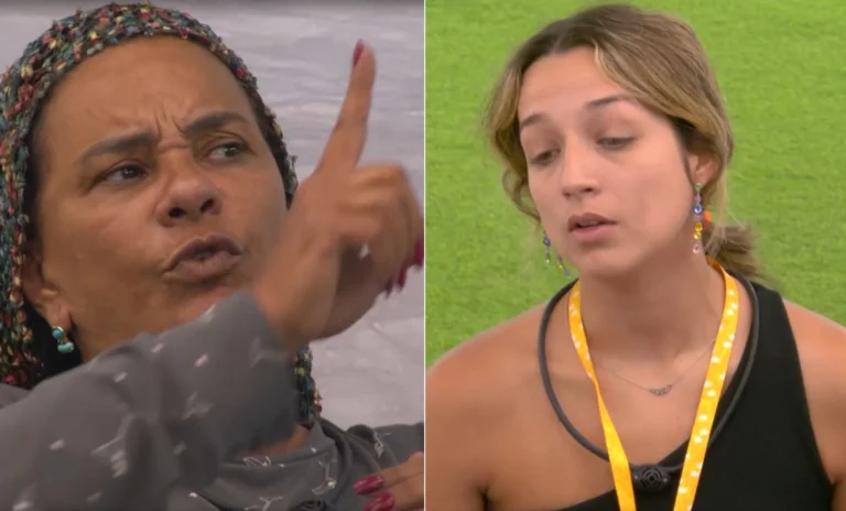 BBB 26: Samira flagra críticas e tira satisfação com Solange Couto