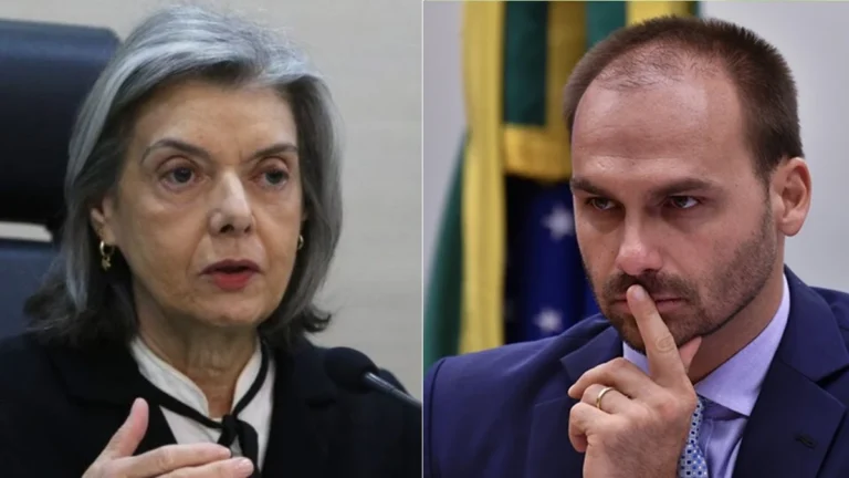 Cármen Lúcia se une a Alexandre de Moraes e toma drástica medida contra Eduardo Bolsonaro