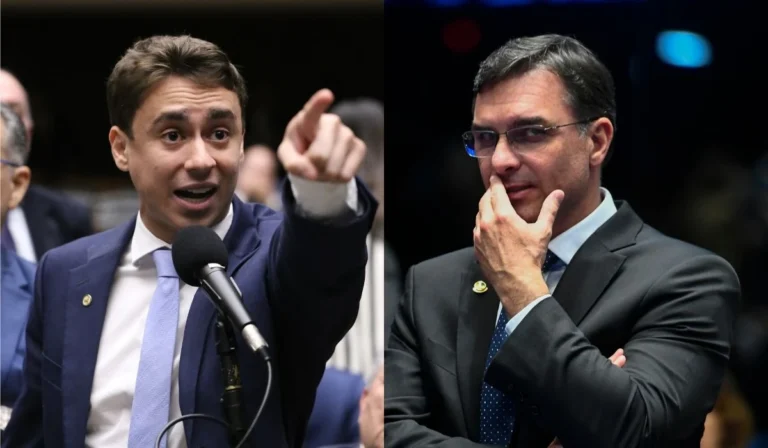 Nikolas Ferreira quebra protocolo e diz se vai ou não apoiar Flávio Bolsonaro