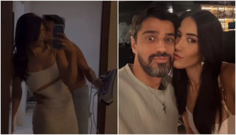 BBB 26: Cowboy reencontra Maxiane em jantar e posa agarradinho com esposa
