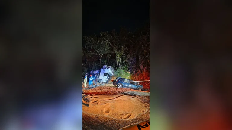 Acidente grave entre carro e carreta deixa três mortos em Minas Gerais