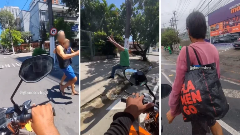 Motoboy que “aterroriza pedestres” é alvo de operação no Rio; veja vídeos