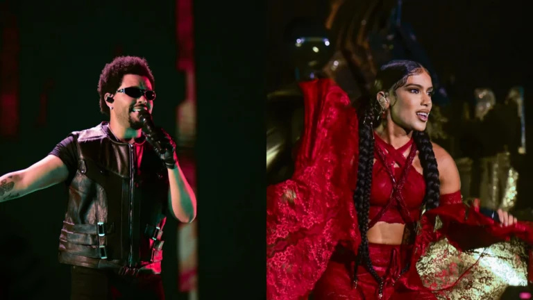 The Weeknd e Anitta mostram música inédita juntos durante show no Rio