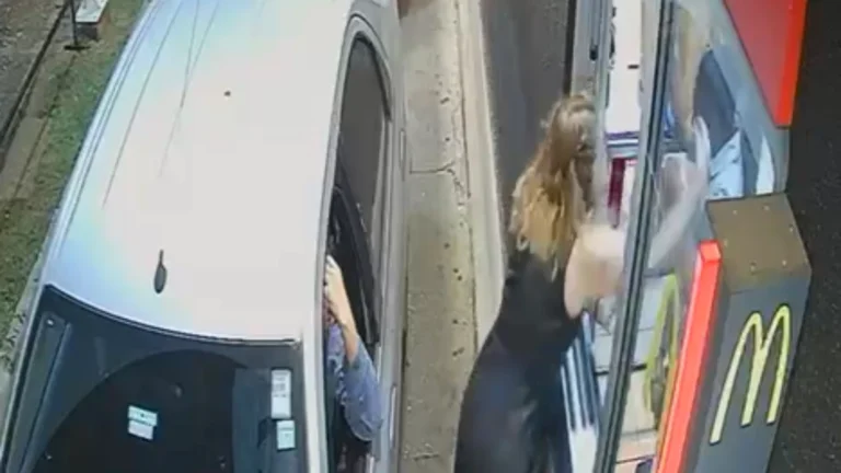 Vídeo: mulher agride atendente de drive-thru após erro em pedido no DF