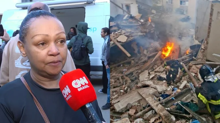 “Sentia cheiro de gás desde às 12h”, diz moradora sobre explosão em SP
