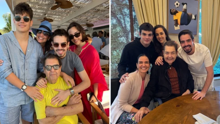 Faustão faz 76 anos: esposa exalta força e agradece doadores de órgãos