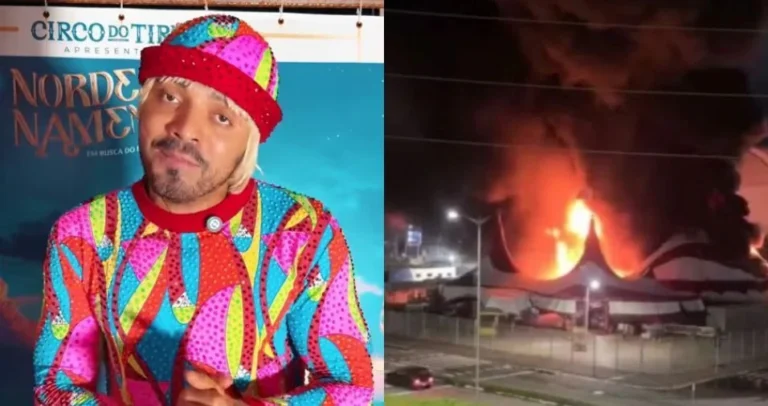 Tirullipa lamenta incêndio de seu circo em Natal: “Não é o fim”