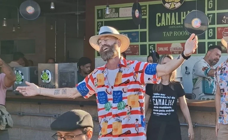 Hoje é meu velório: homem com câncer terminal celebra despedida com chope, roda de samba e risadas