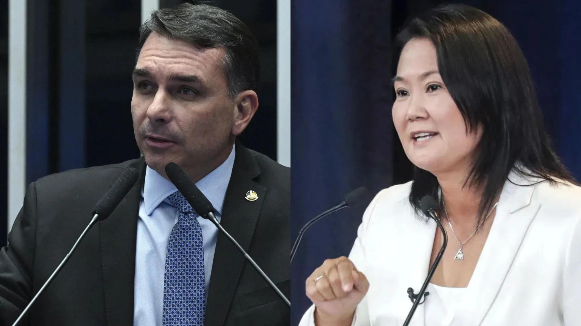Flávio parabeniza Keiko após candidata obter vantagem irreversível no Peru