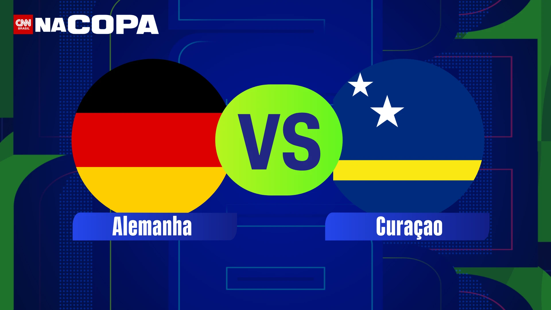 Alemanha x Curaçao: horário e onde assistir à Copa do Mundo
