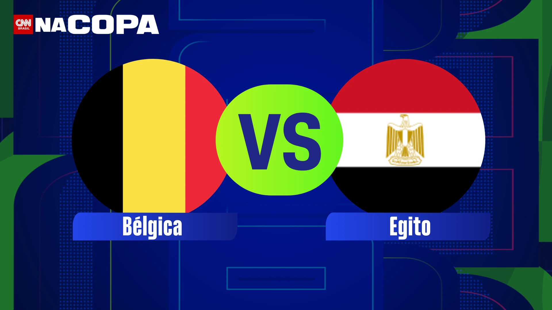 Bélgica x Egito: escalações e onde assistir ao jogo da Copa do Mundo