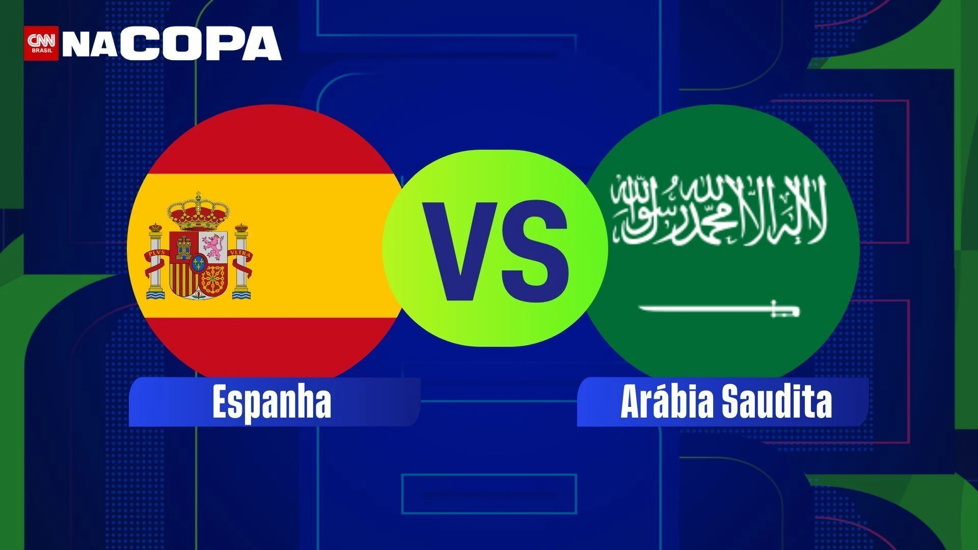 Espanha x Arábia Saudita: horário e onde assistir à Copa do Mundo