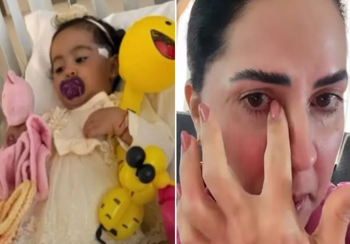 Graciele Lacerda revela como está a filha após retirada de nódulos e preocupa fãs