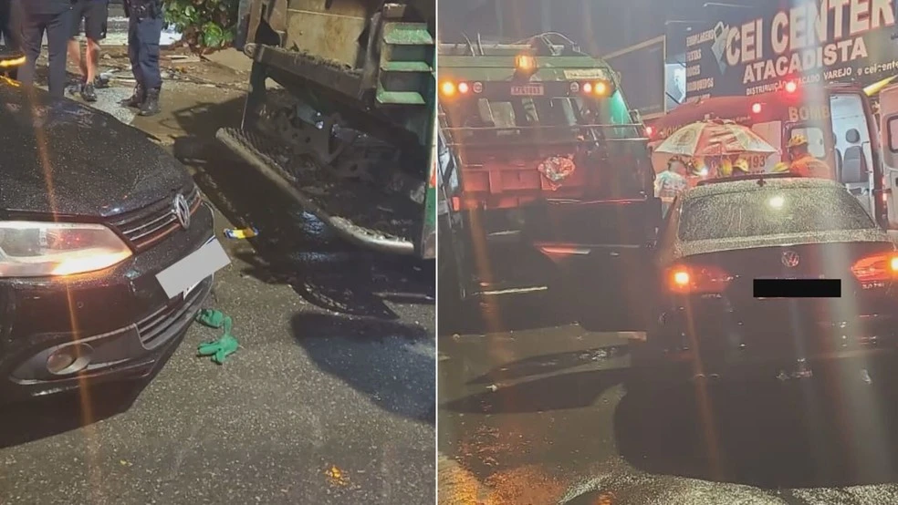 Motorista embriagado é preso após atropelar gari que trabalhava no DF; veja VÍDEO