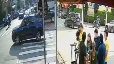 Vídeo: perseguição policial termina em acidente em bairro nobre de SP