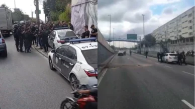 Polícia faz ação emergencial após policiais serem baleados no Rio