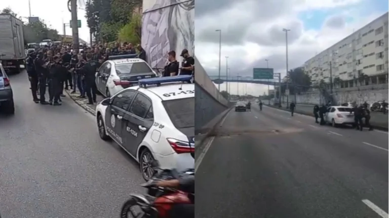 Polícia faz ação emergencial após policiais serem baleados no Rio