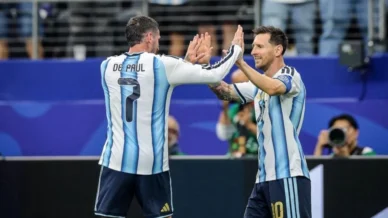 De Paul evita despedida de Messi e pede: 