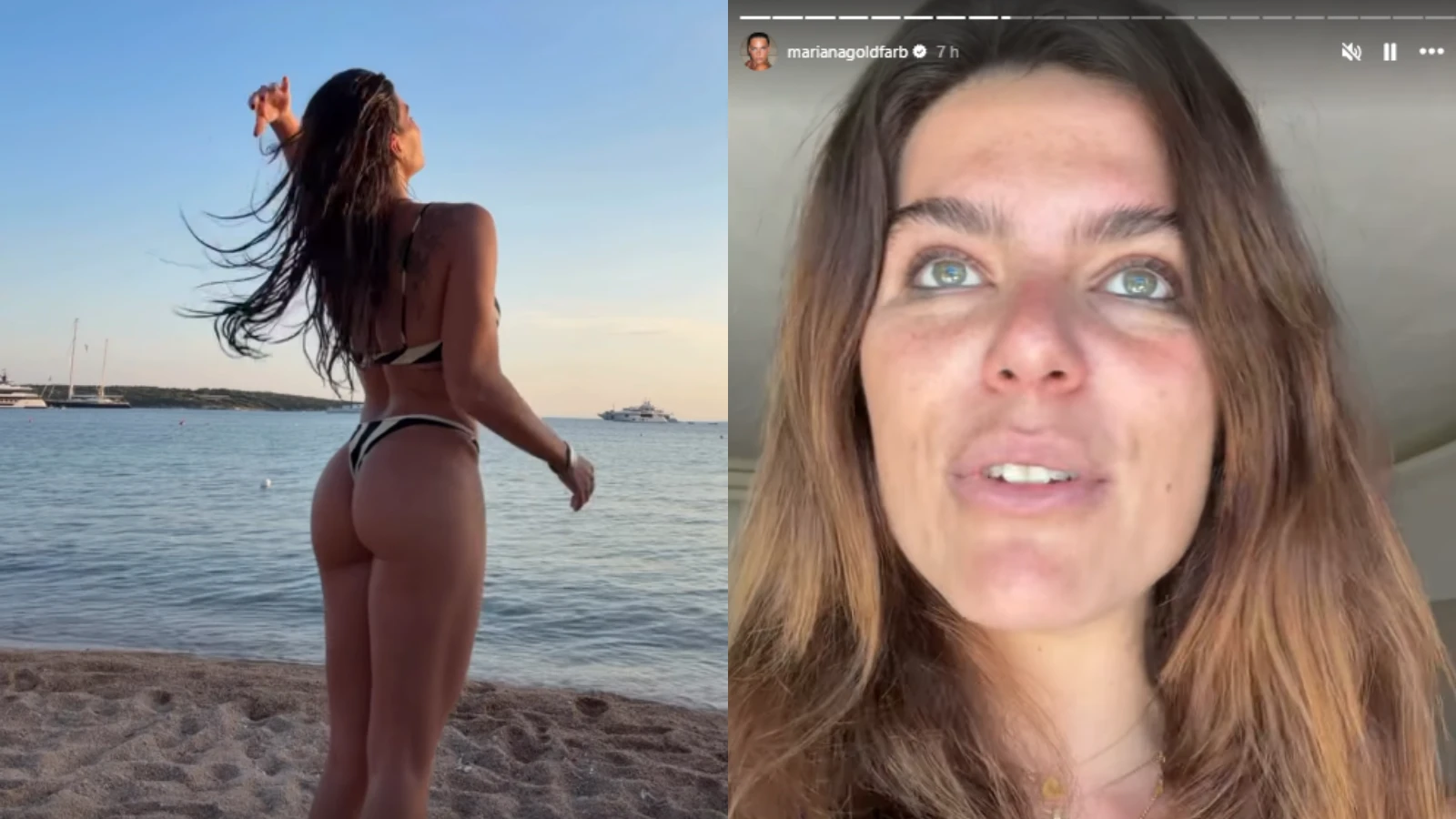 Mariana Goldfarb rebate críticas a fotos de biquíni na Itália: 