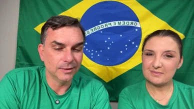 Flávio diz que defender mulher é pauta da direita e anuncia propostas; veja