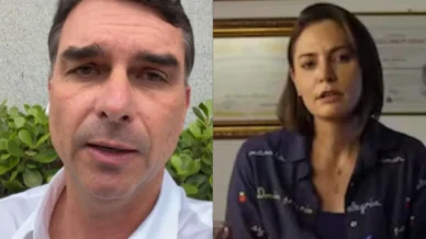 Sem citar Michelle, Flávio fala em pessoas que querem 