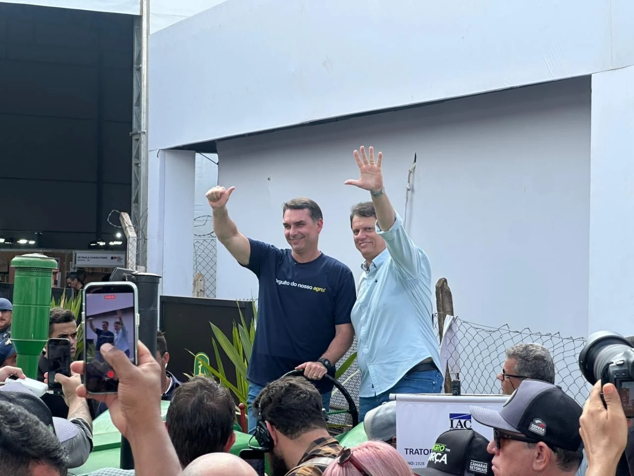 Flávio e Tarcísio preparam agendas conjuntas de campanha em São Paulo