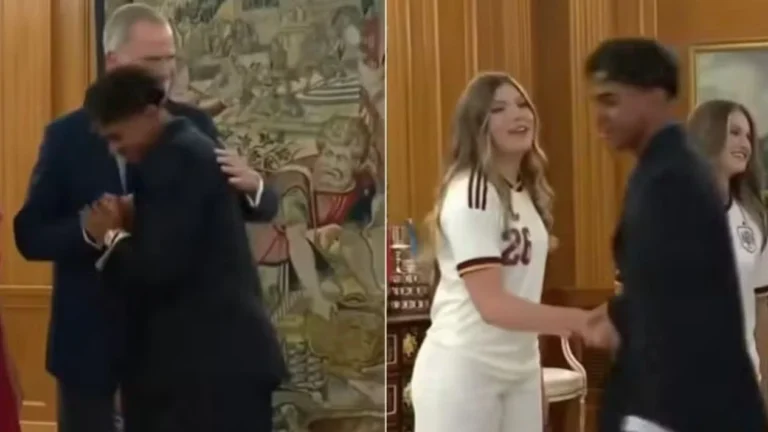 Yamal viraliza por cumprimento à princesa da Espanha após título da Copa