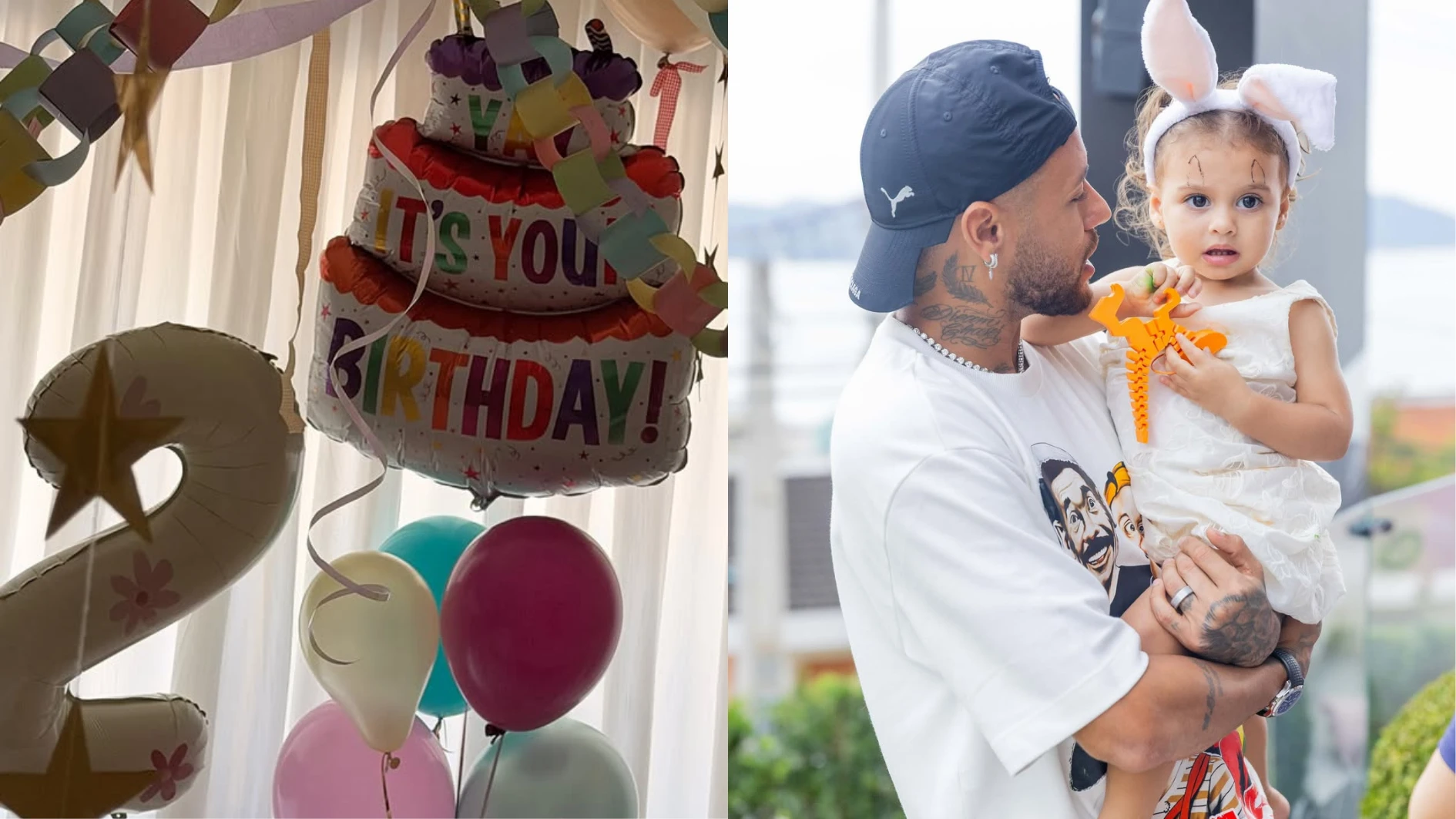 Sem Neymar, Amanda Kimberlly faz aniversário intimista para Helena; veja
